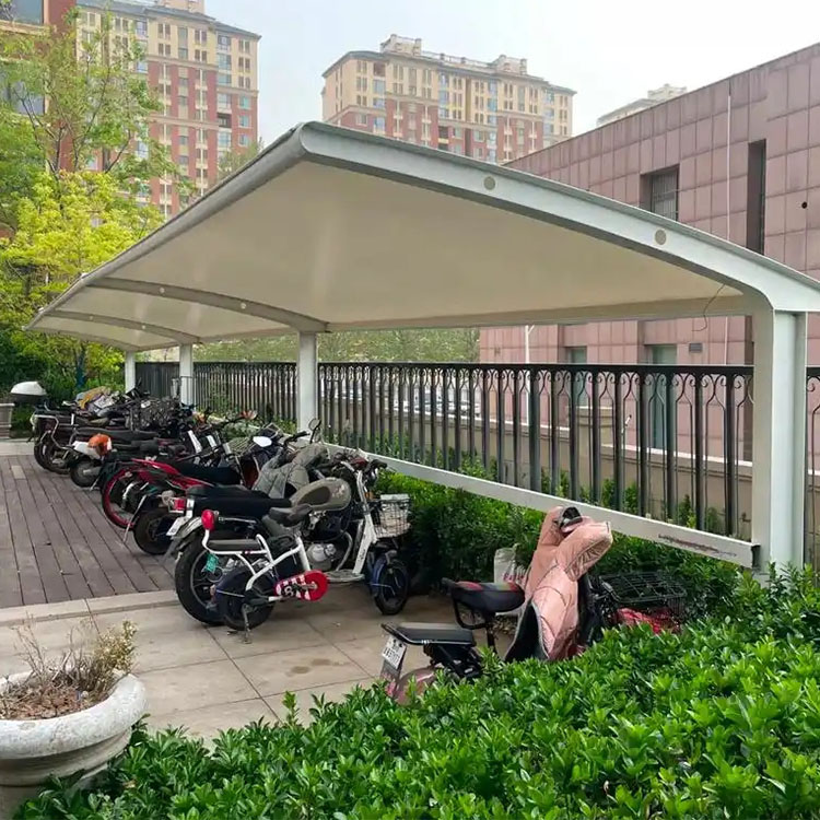 林口县膜结构电动车棚